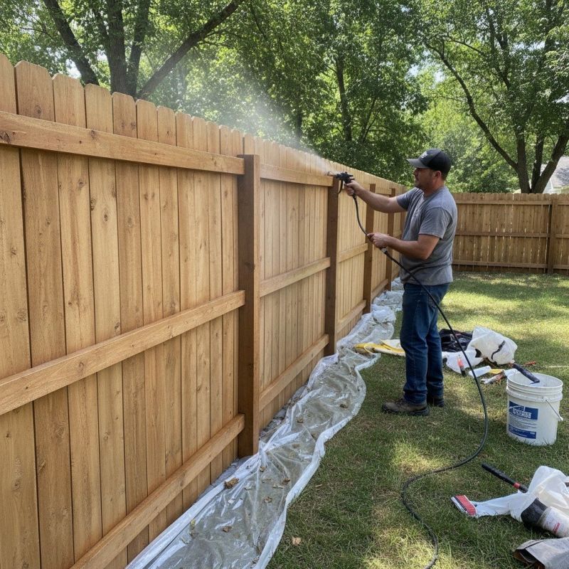 Fence Cleaning And Staining